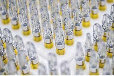 Vape Cartridges, Filled and Capped Vape Cartridges, Filled and Capped