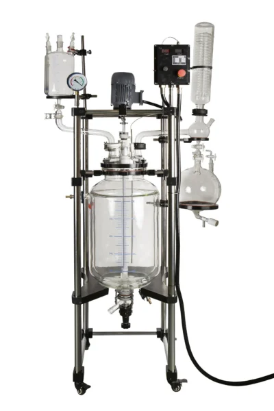 Goldleaf Jacketed Explosion Proof Glass Reactor Goldleaf Jacketed Explosion Proof Glass Reactor